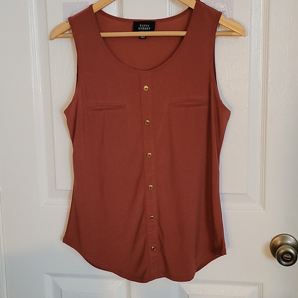 4/$20 Rust color tank SM